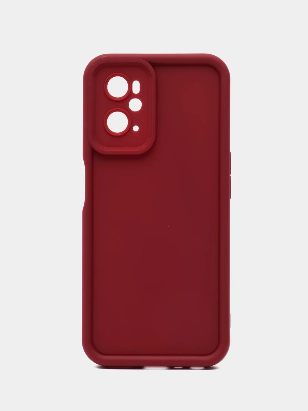 Бордовый чехол для Realme 9i 4G, Реалми 9ай 4 джи противоударный, с бортиками