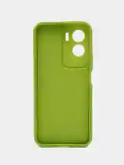 Зеленый чехол для Honor 90 Lite  (Хонор 90 лайт), противоударный, с бортиками