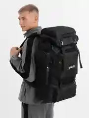 Рюкзак тактический 80л черный 75х35х25см