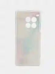Ледяной чехол на OnePlus Ace 3 Pro / ВанПлас Эйс 3 Про прозрачный, с принтом, защита камеры