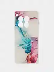 Ледяной чехол на OnePlus Ace 3 Pro / ВанПлас Эйс 3 Про прозрачный, с принтом, защита камеры