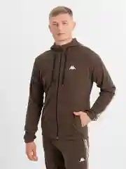 Терракотовый спортивный костюм мужской с капюшоном