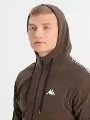 Терракотовый спортивный костюм мужской с капюшоном