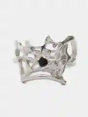 Серый металлик женские кольца