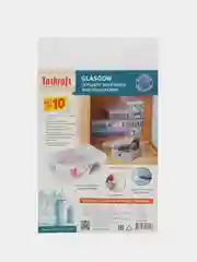Коробки для хранения обуви Tatkraft GLASGOW, набор 10 шт, 34 х 21 х 13