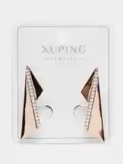 Золотой серьги Xuping гипоаллергенный медицинский сплав