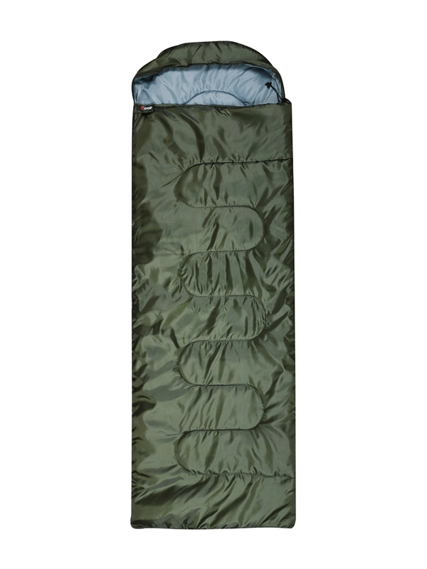 Спальник с капюшоном "Экстрим", 210х75 см, 1300 гр., 350 г/м2, до -10 гр.С, спальный мешок