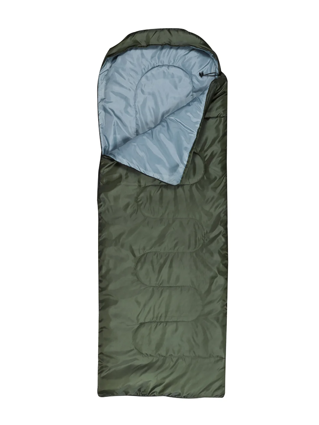Спальник с капюшоном "Экстрим", 210х75 см, 1300 гр., 350 г/м2, до -10 гр.С, спальный мешок