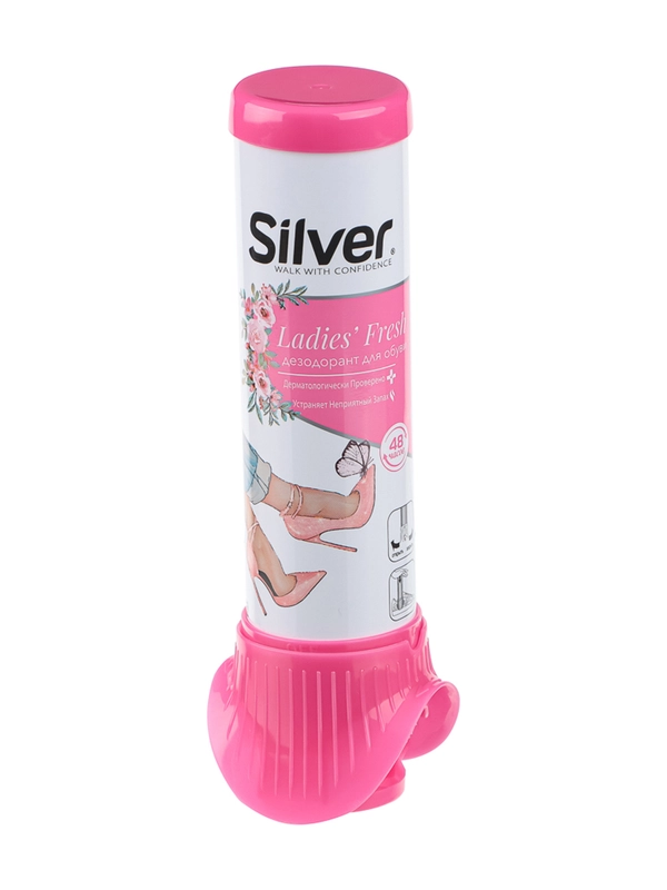 Дезодорант для обуви Ladies Fresh SILVER Spray, 100 мл