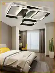 Управляемая светодиодная  потолочная люстра с пультом  Estares  MISTER 140W ,до 25 кв.м