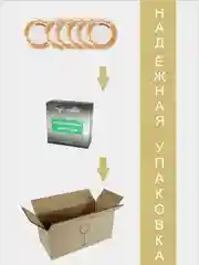 Тарелки десертные, подарочный набор 6 шт., 19,5 см, золото PROMSIZ коллекция Гипноз