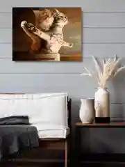 Кошачий Титаник Картина по номерам на холсте с подрамником 40х50 "Art on Canvas"