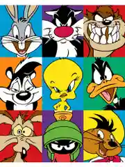 "Мультики Warner Brothers" Картина по номерам на холсте с подрамником 40х50 "Art on Canvas"