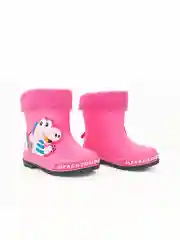 Розовый сапоги детские резиновые DINO BOOTS