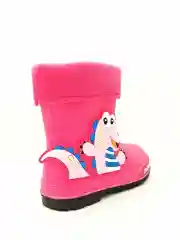 Розовый сапоги детские резиновые DINO BOOTS