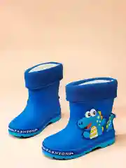 Синий сапоги детские резиновые DINO BOOTS
