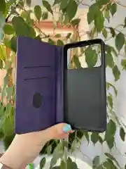 Фиолетовый чехол книжка elitcase для Xiaomi Poco X6 Pro 5G / Поко Х6 Про 5G