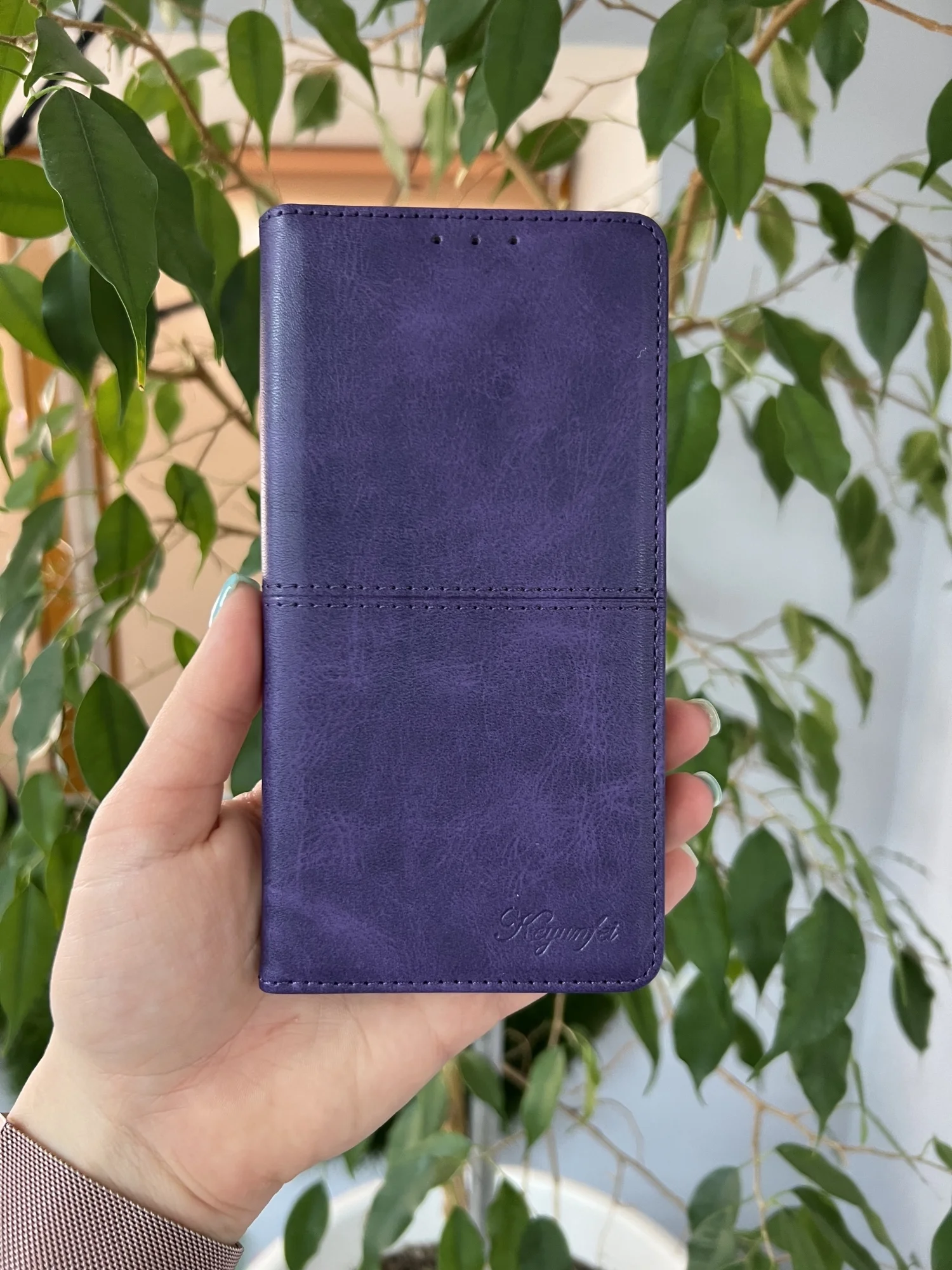 Фиолетовый чехол книжка elitcase для Xiaomi Poco X6 Pro 5G / Поко Х6 Про 5G