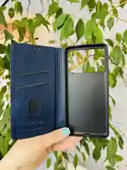 Синий чехол книжка elitcase для Xiaomi Poco X6 Pro 5G / Поко Х6 Про 5G
