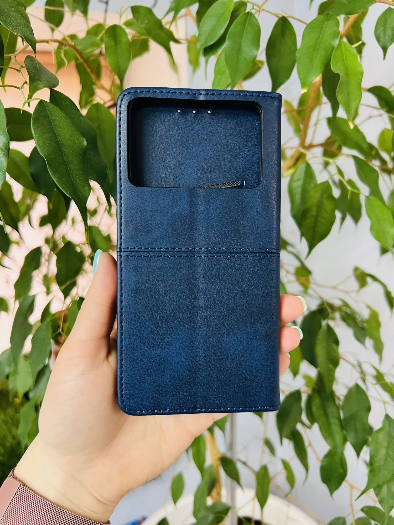 Синий чехол книжка elitcase для Xiaomi Poco X6 Pro 5G / Поко Х6 Про 5G
