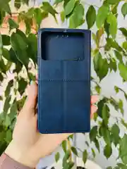 Синий чехол книжка elitcase для Xiaomi Poco X6 Pro 5G / Поко Х6 Про 5G