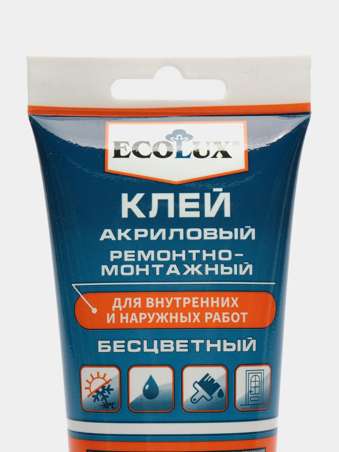 Прозрачный жидкие гвозди клей ремонтно-монтажный 200мл ECOLUX бесцветный туба