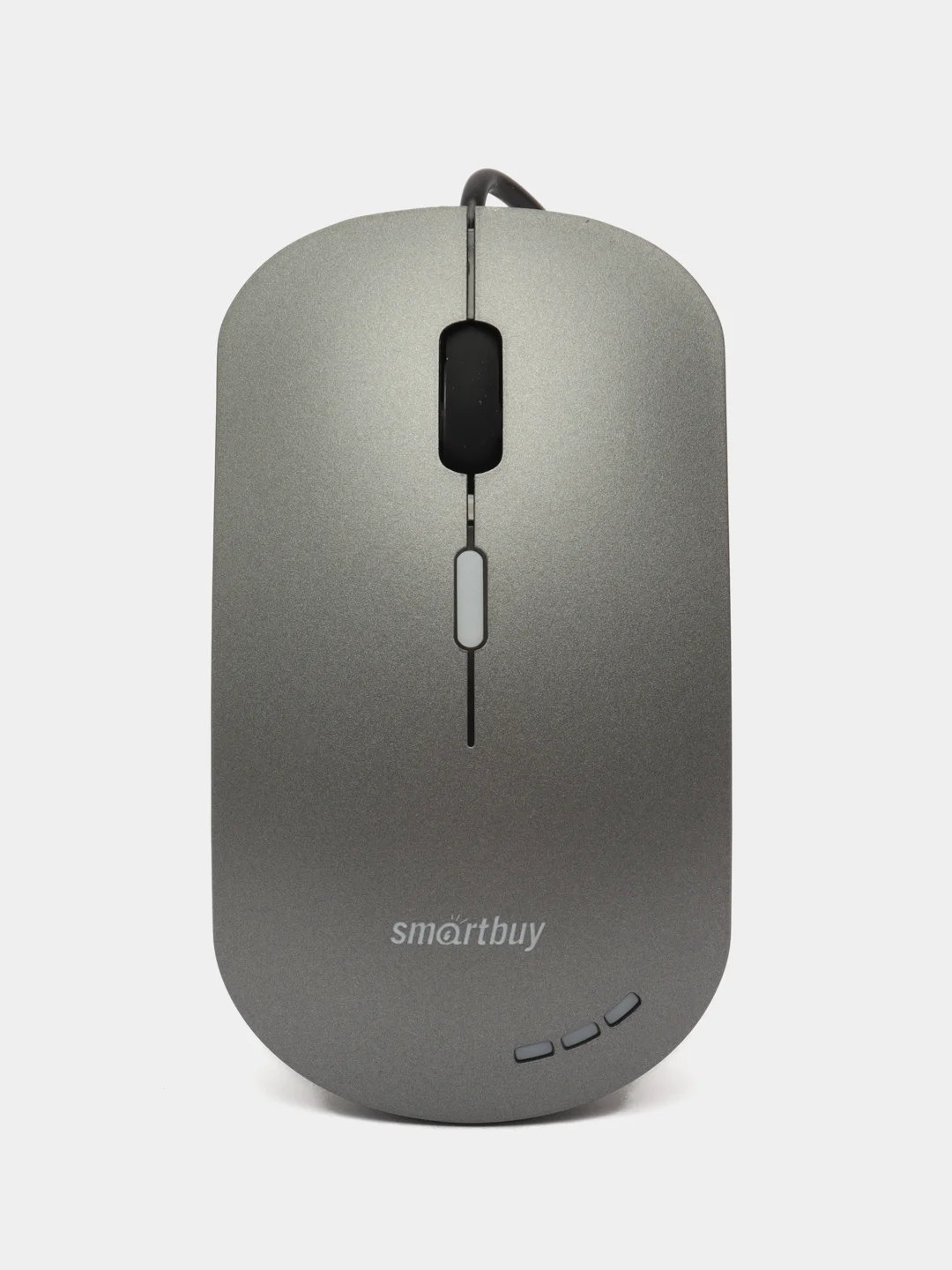 Серый бесшумная проводная мышь с подсветкой Smartbuy SBM-288