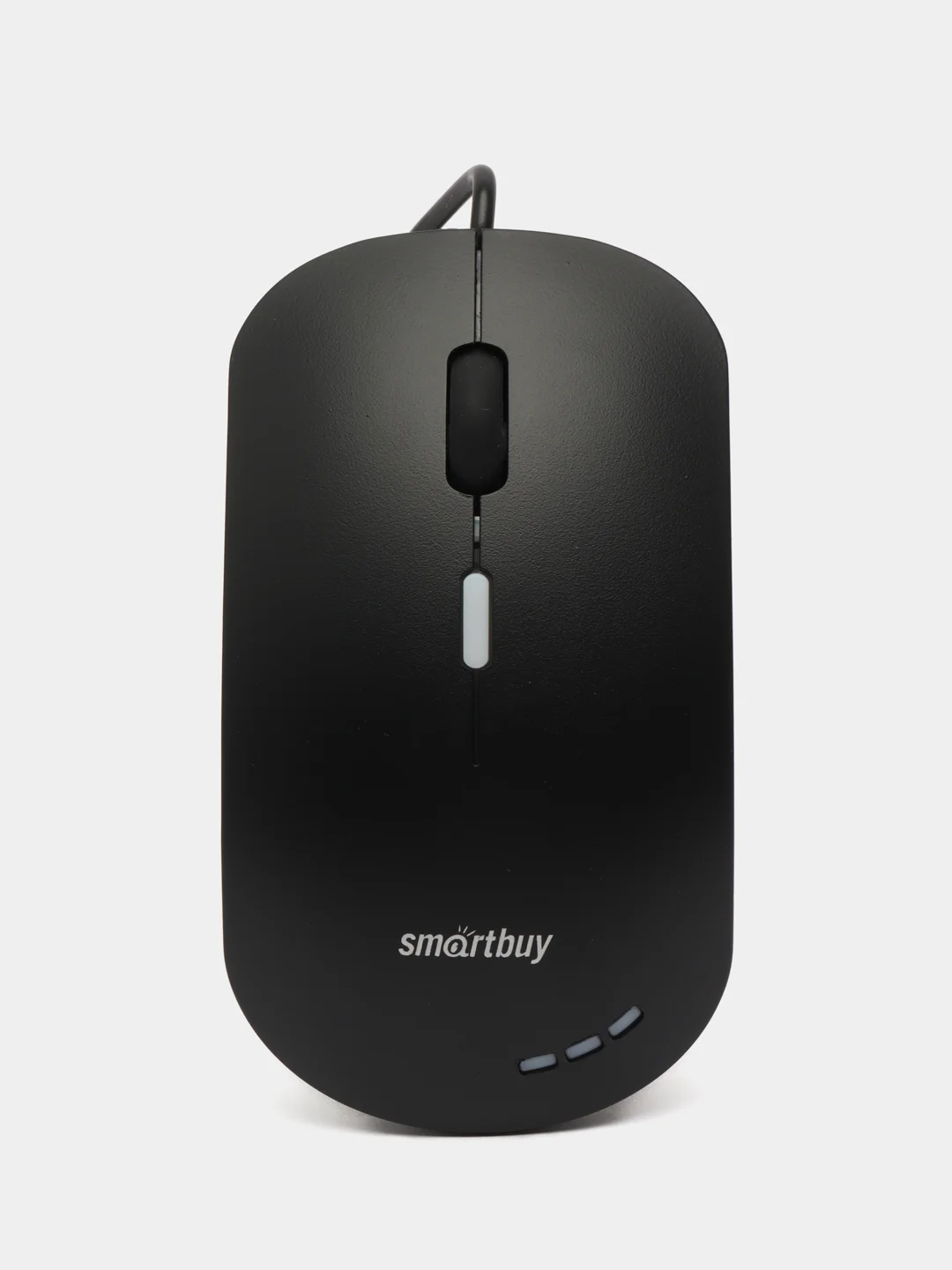 Черный бесшумная проводная мышь с подсветкой Smartbuy SBM-288