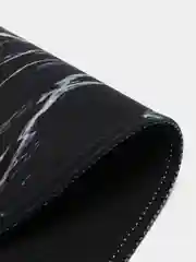 Разноцветный коврик для мыши черный мраморный