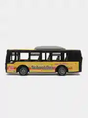 Черный набор игрушечных автобусов "SchoolBus", 2 шт, инерционный