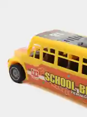 Черный набор игрушечных автобусов "SchoolBus", 2 шт, инерционный