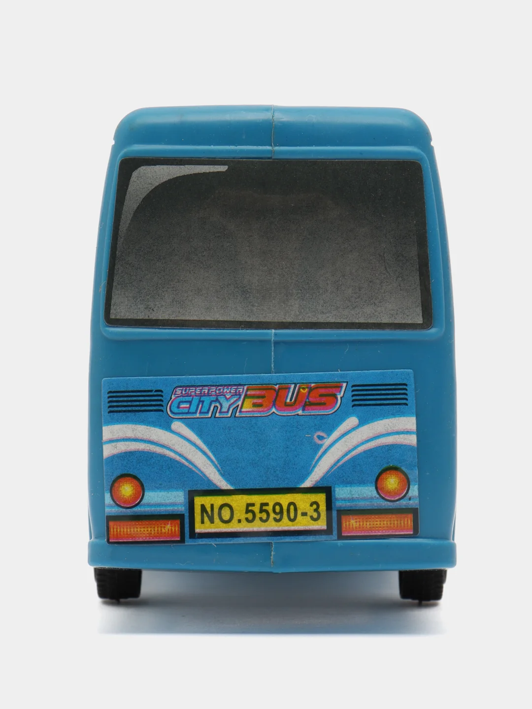 Светло-синий игрушечный автобус, инерционный "CityBus"