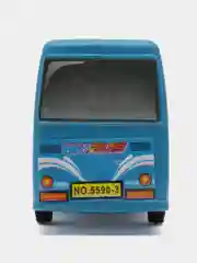 Светло-синий игрушечный автобус, инерционный "CityBus"
