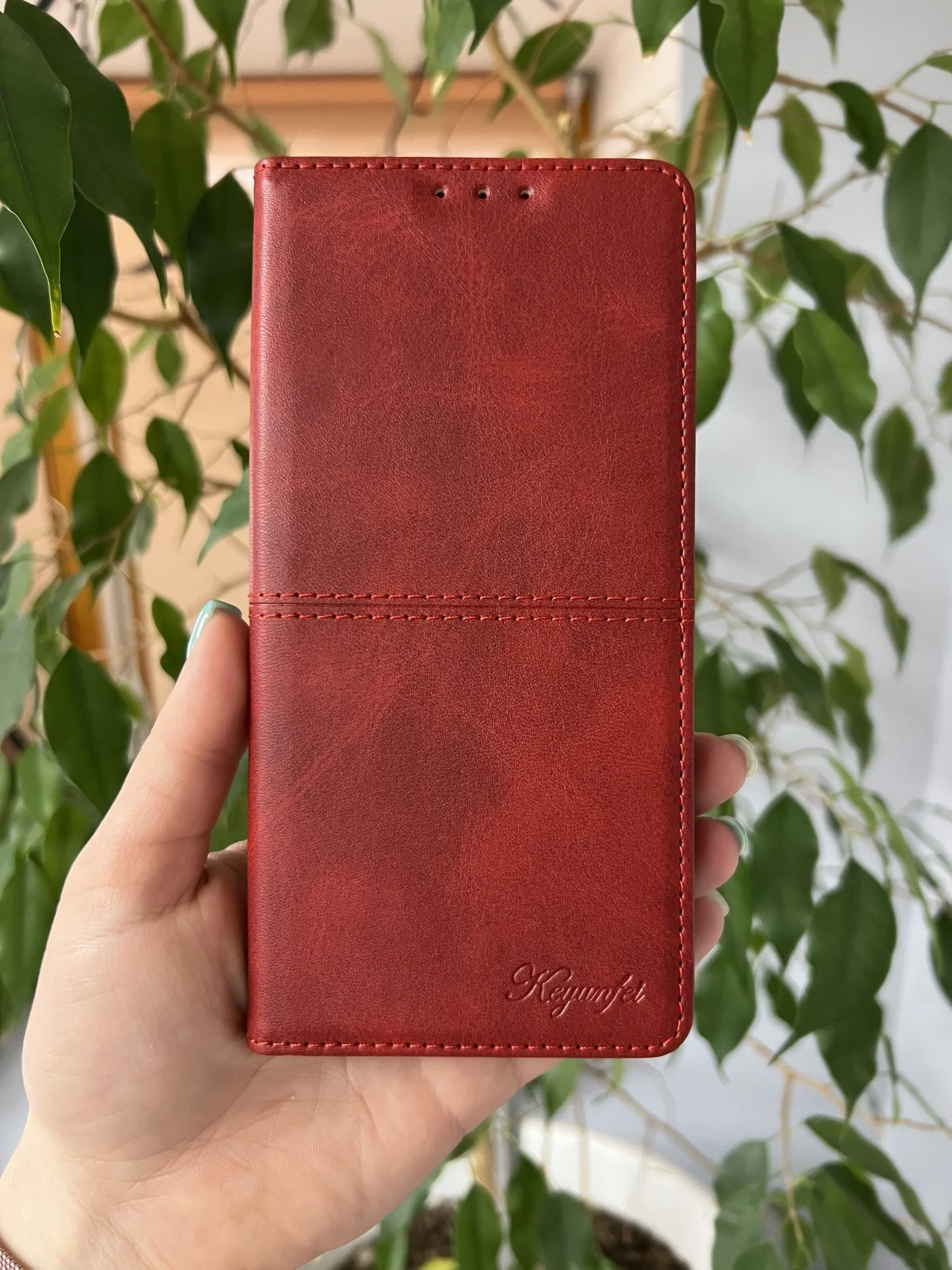 Красный чехол книжка elitcase для Xiaomi Poco X6 5G / Поко Х6 5G