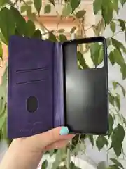 Фиолетовый чехол книжка elitcase для Xiaomi Poco X6 5G / Поко Х6 5G