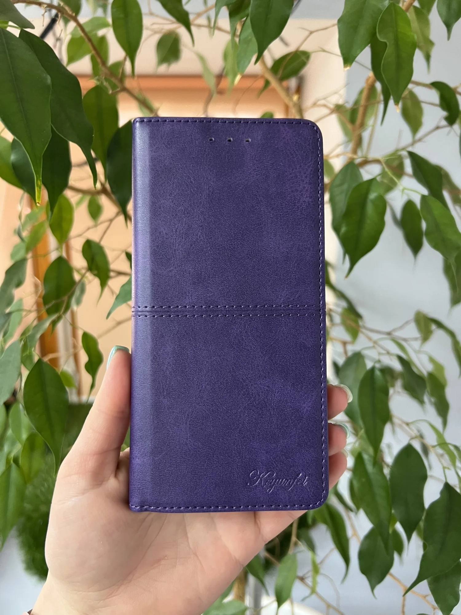 Фиолетовый чехол книжка elitcase для Xiaomi Poco X6 5G / Поко Х6 5G