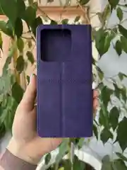 Фиолетовый чехол книжка elitcase для Xiaomi Poco X6 5G / Поко Х6 5G