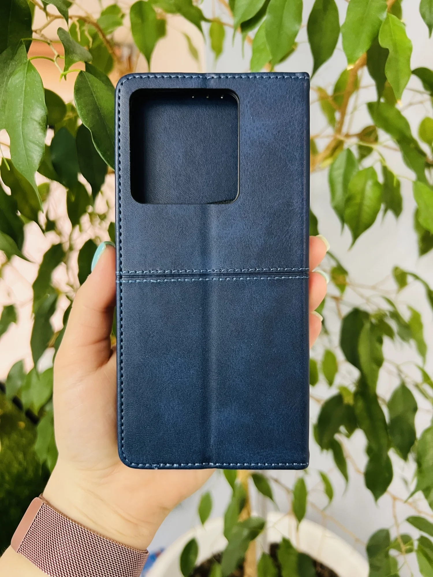 Синий чехол книжка elitcase для Xiaomi Poco X6 5G / Поко Х6 5G