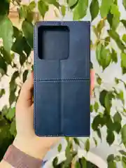 Синий чехол книжка elitcase для Xiaomi Poco X6 5G / Поко Х6 5G