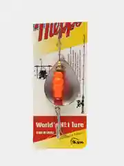 Оранжевый блесна рыболовная для спиннинга вертушка Mepps Musky Marabou летняя вращающаяся