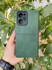 Тёмно-зелёный чехол книжка elitcase для Xiaomi Poco X5 Pro / Поко Х5 Про