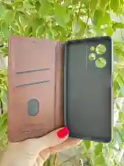 Тёмно-коричневый чехол книжка elitcase для Xiaomi Poco X5 Pro / Поко Х5 Про