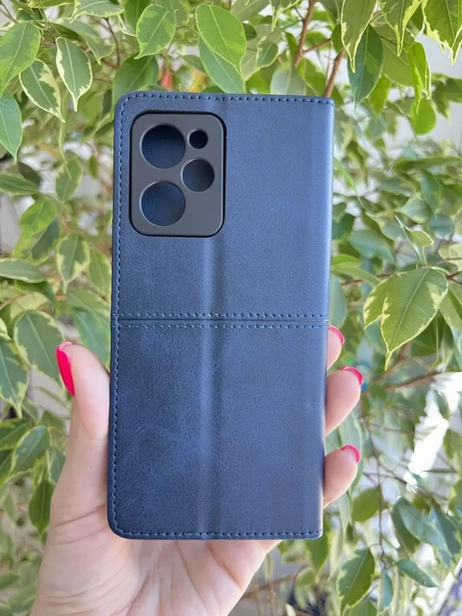 Синий чехол книжка elitcase для Xiaomi Poco X5 Pro / Поко Х5 Про