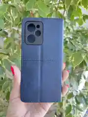Синий чехол книжка elitcase для Xiaomi Poco X5 Pro / Поко Х5 Про