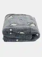 Синий плед плюшевый Светящийся PLSV