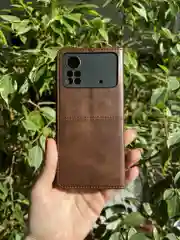Тёмно-коричневый чехол книжка elitcase для Xiaomi Poco X4 Pro 5G / Поко Х4 Про 5G