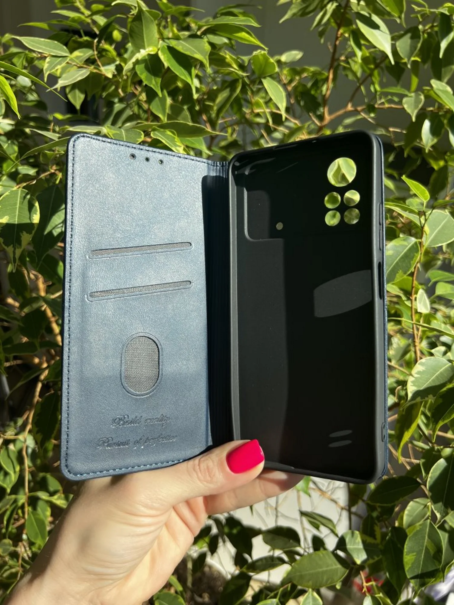 Синий чехол книжка elitcase для Xiaomi Poco X4 Pro 5G / Поко Х4 Про 5G