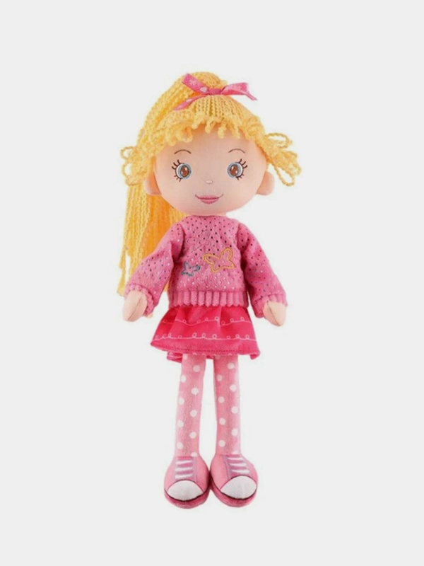 Мягкая игрушка Maxitoys "Кукла Марта в Розовом Джемпере и Шортах", 36 см