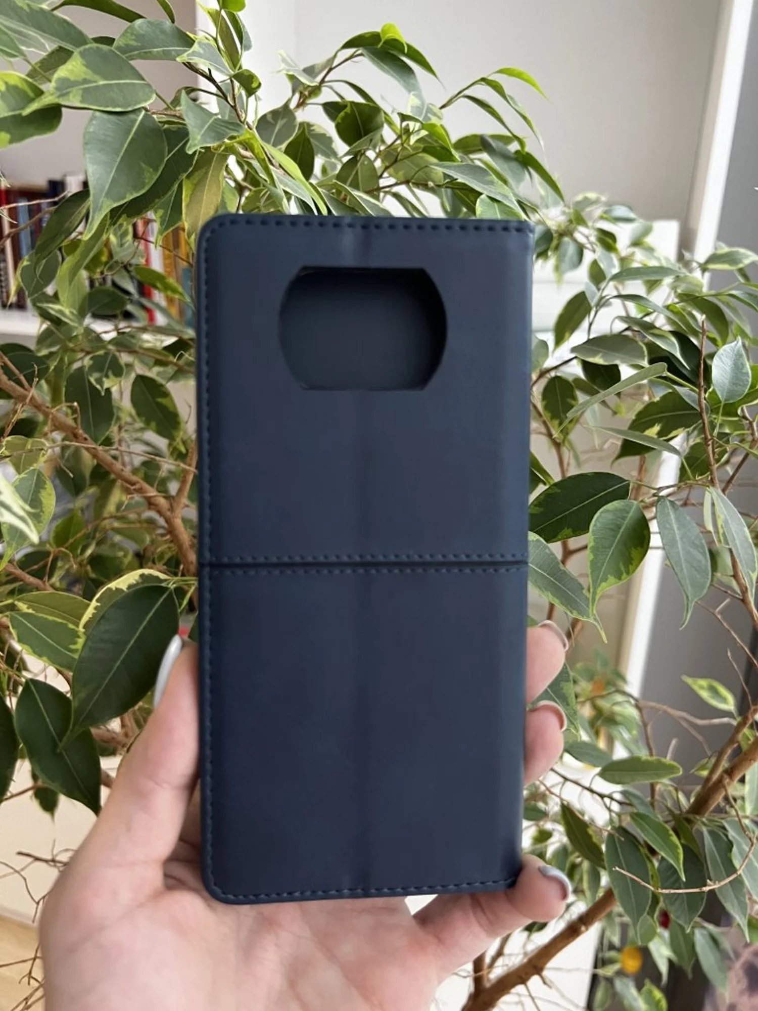 Синий чехол книжка elitcase для Xiaomi Poco X3 и X3 Pro / Поко Х3 и Х3 Про