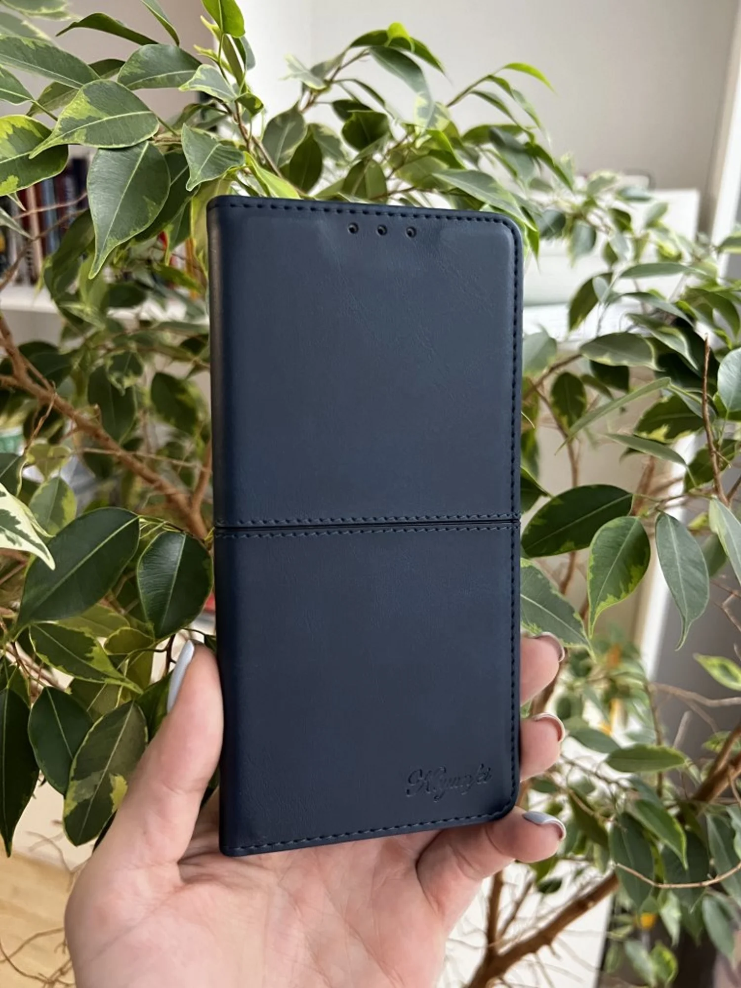 Синий чехол книжка elitcase для Xiaomi Poco X3 и X3 Pro / Поко Х3 и Х3 Про
